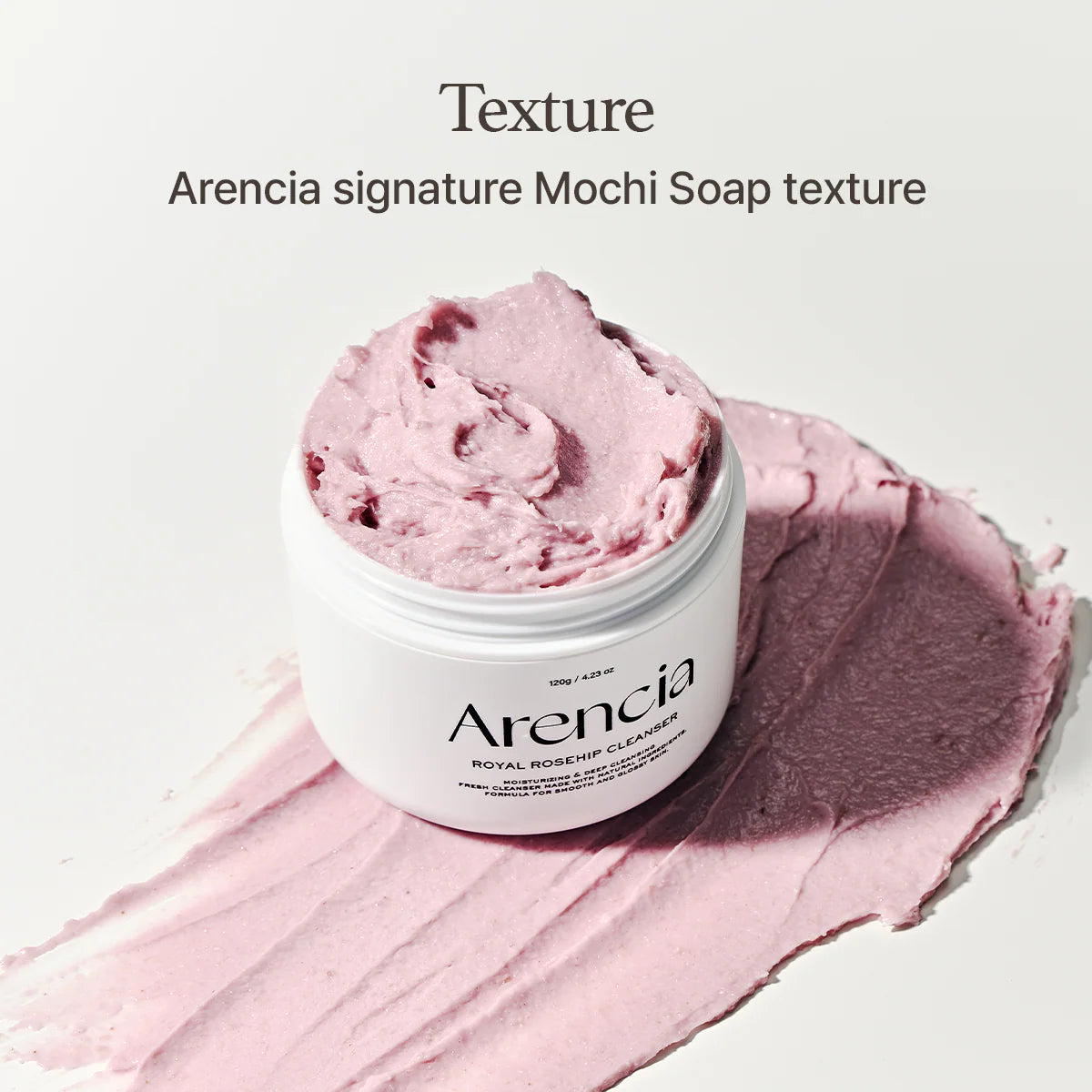 ARENCIA Fresh Rosehip Mochi Cleanser 120g