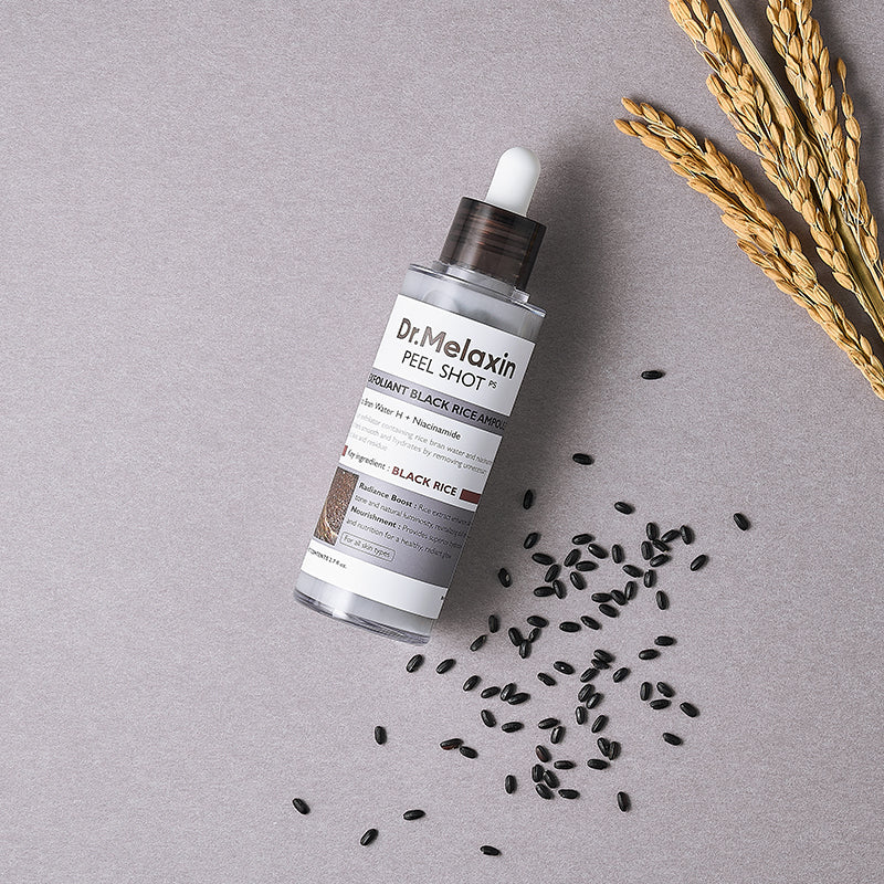 Dr.Melaxin – Peel Shot Exfoliant Black Rice Ampoule 80ml